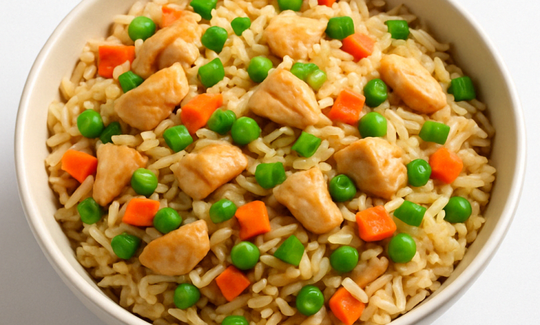Chicken Fried Rice – Quick & Tasty Meal from China 🇨🇳