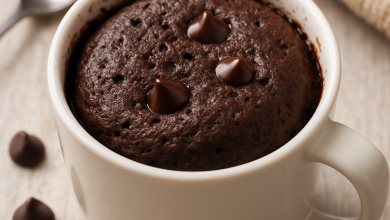 Easy Chocolate Mug Cake – Quick Dessert Ready in 2 Minutes