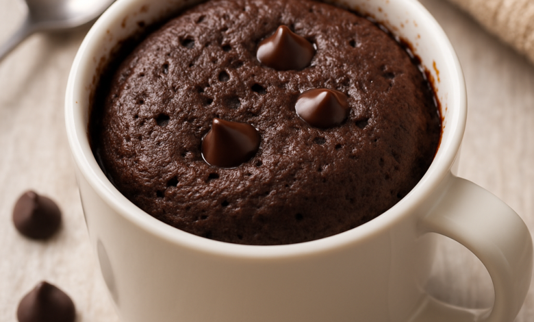 Easy Chocolate Mug Cake – Quick Dessert Ready in 2 Minutes