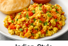 Indian-Style Scrambled Eggs for Breakfast