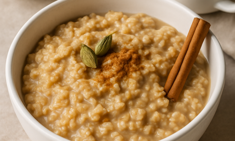 Masala Chai Oats – Indian Healthy Breakfast