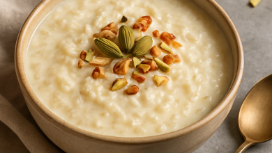 Rice Kheer – Traditional Creamy Dessert with Milk & Cardamom