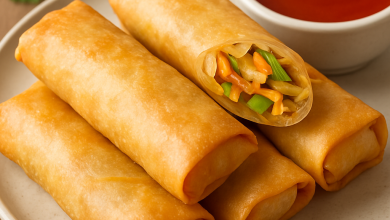 Vegetable Spring Rolls – Crispy Asian Snack Filled with Fresh Veggies
