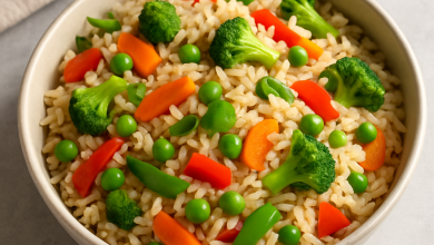 Vegetable Stir-Fry Rice – Quick & Colorful Dinner Bowl